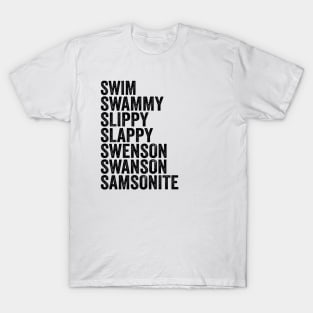 Samsonite - Text Style Black Font T-Shirt